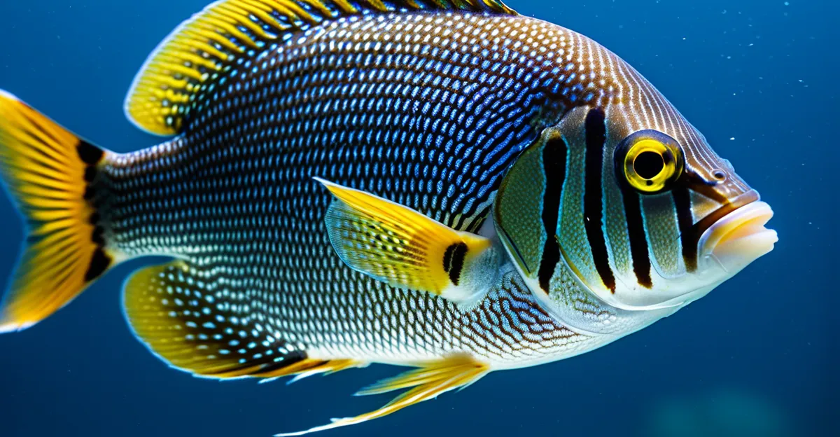 How do you identify health issues in exotic fish in the UK?